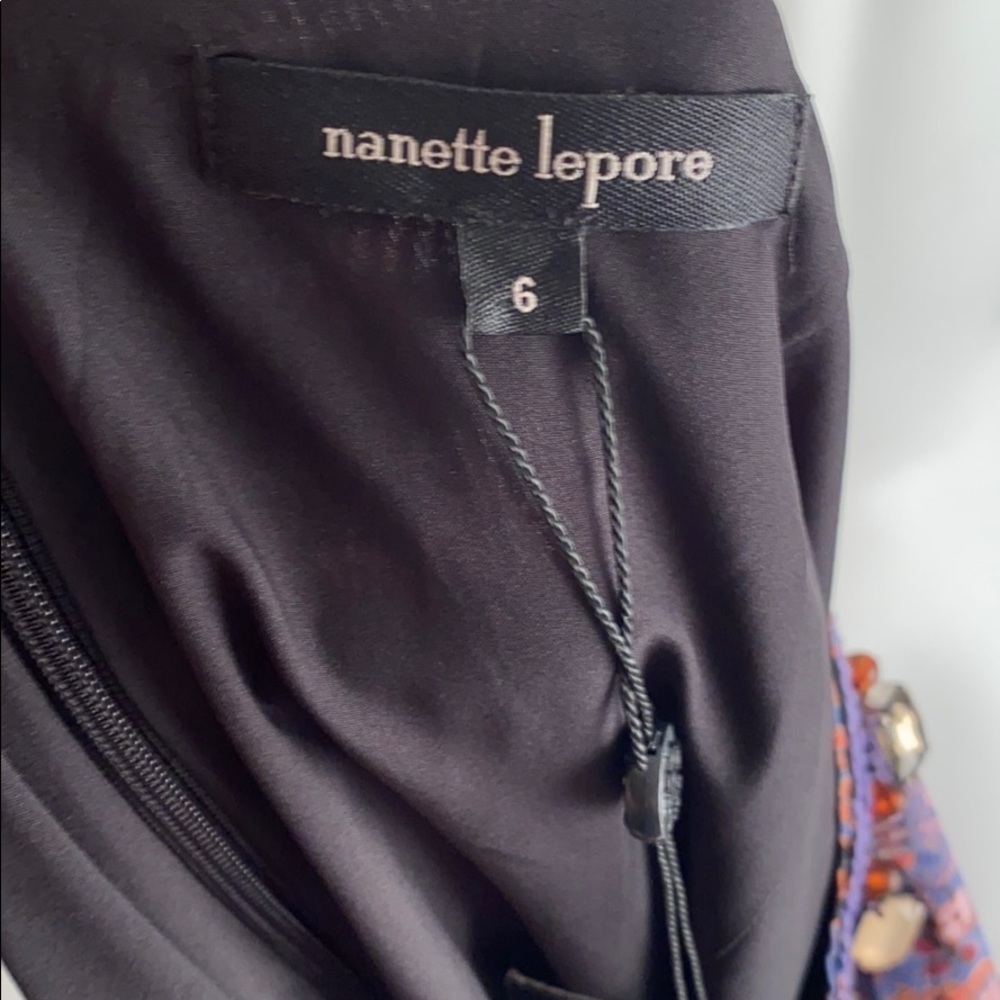 Nanette Lepore silk multicolor Kaleidoscope shift dress 6 - Picture 5 of 14